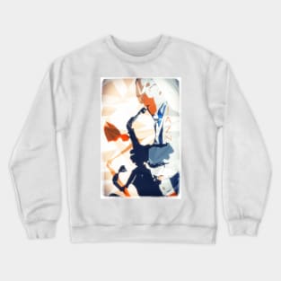 Jazz Sax Poster Crewneck Sweatshirt